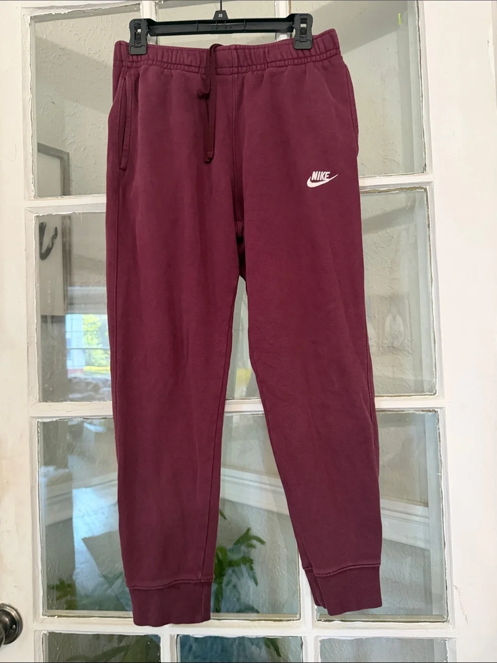 Nike Men’s Burgundy Fleece Joggers